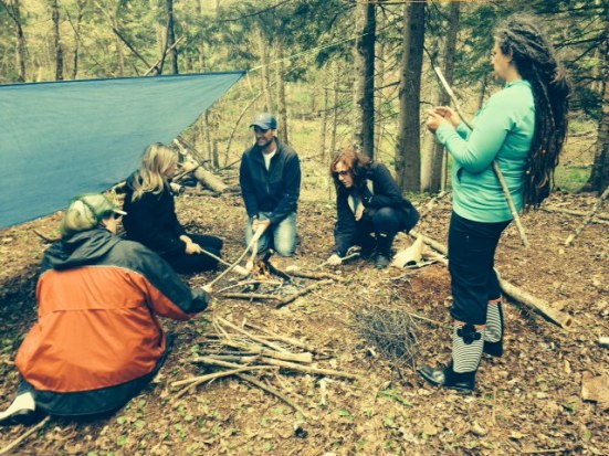 Making bannock