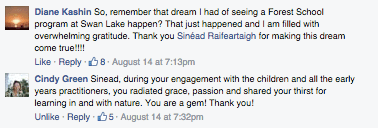 Diane and Cindy comment