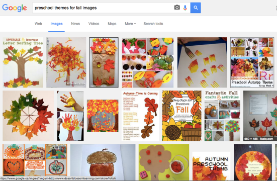 Preschool Themes for Fall