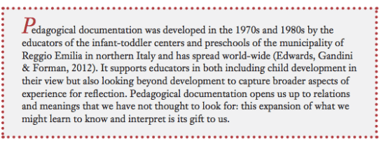 The Gift of Pedagogical Documentation