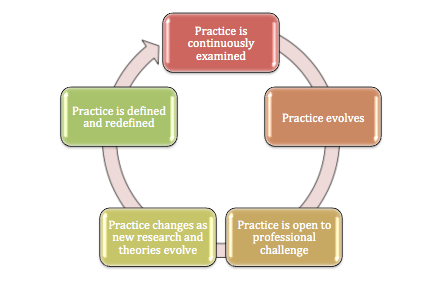 The Cycle of Professional Practice Dietze and Kashin 2016
