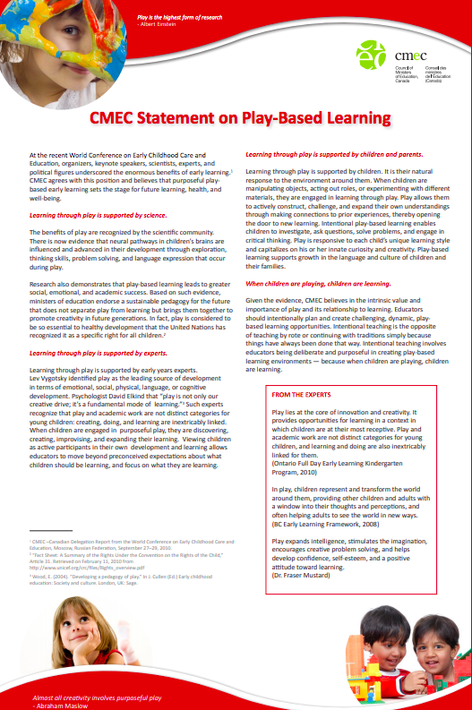 Statement on Play-Based Learning